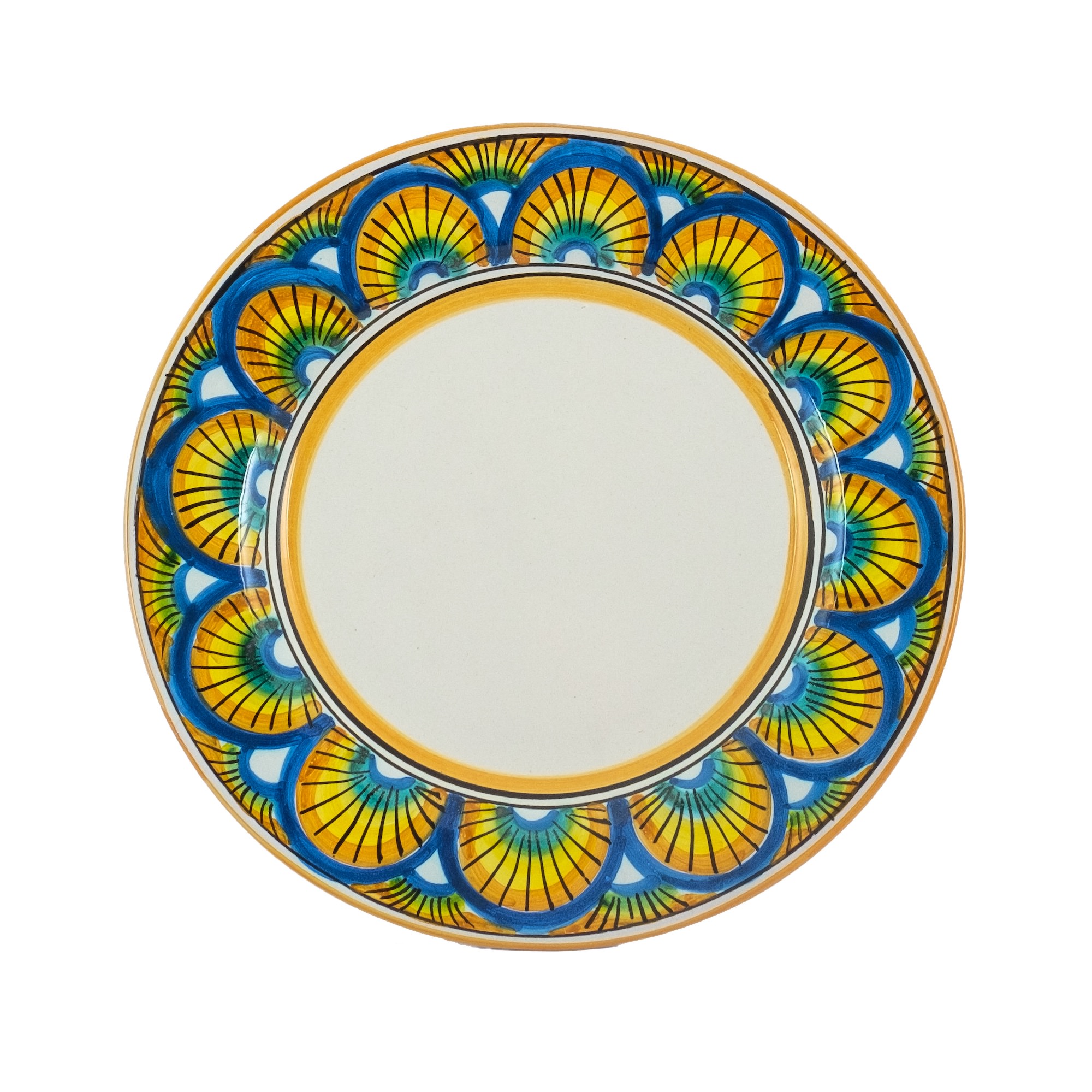 Collections dishes Ego the yellow Montedoro. Caltagirone - Sicilia