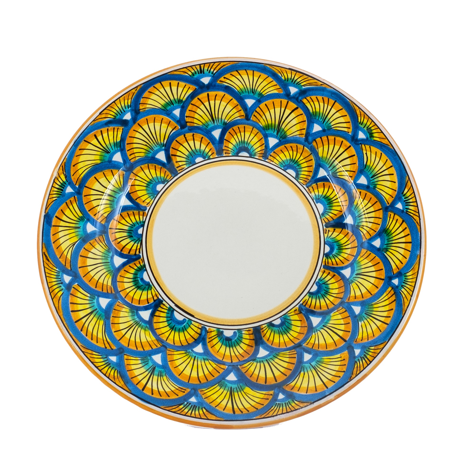 Collections dishes Ego the yellow Montedoro. Caltagirone - Sicilia