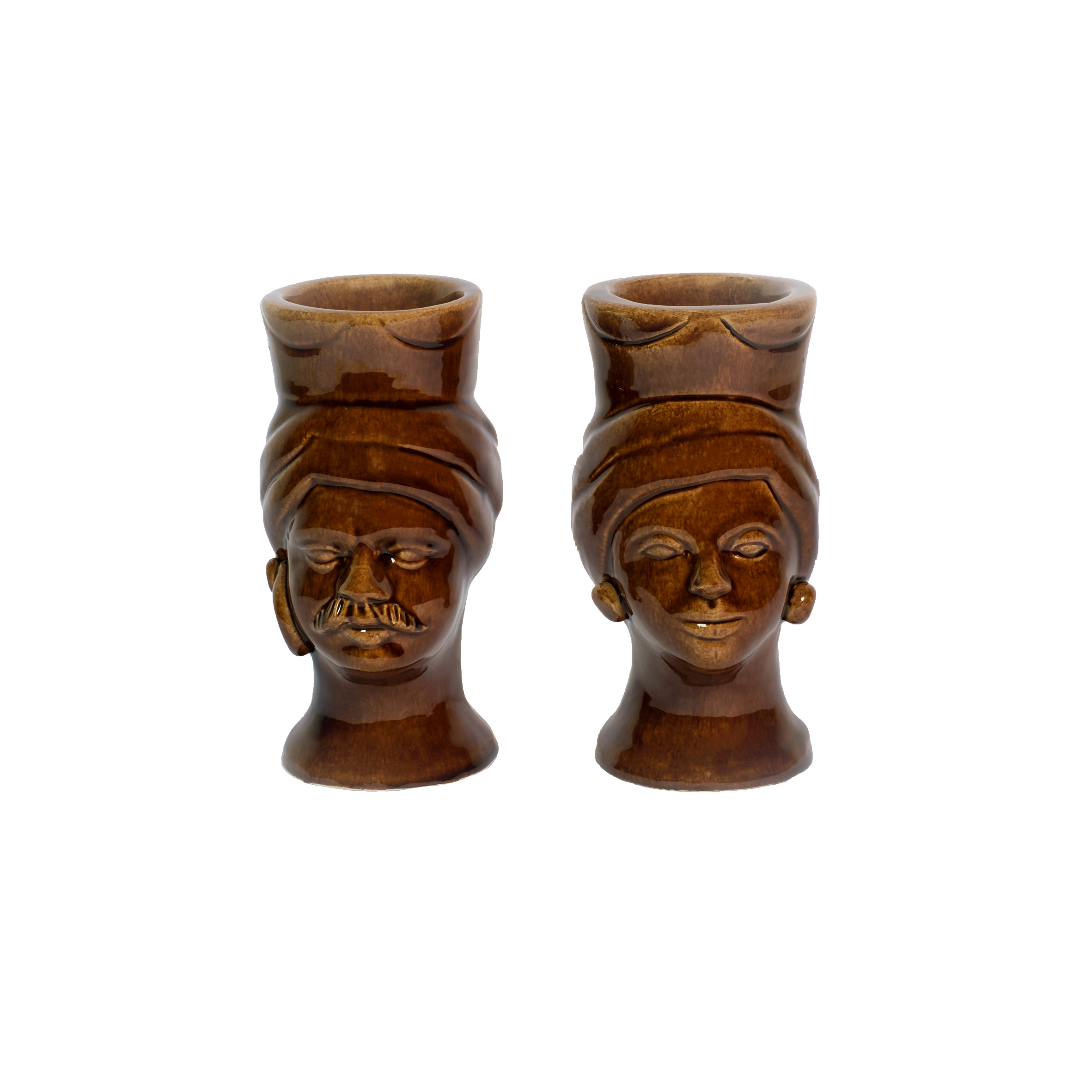 Collections Mata e Grifone Ceramics Moorish Head from Caltagirone Sicily